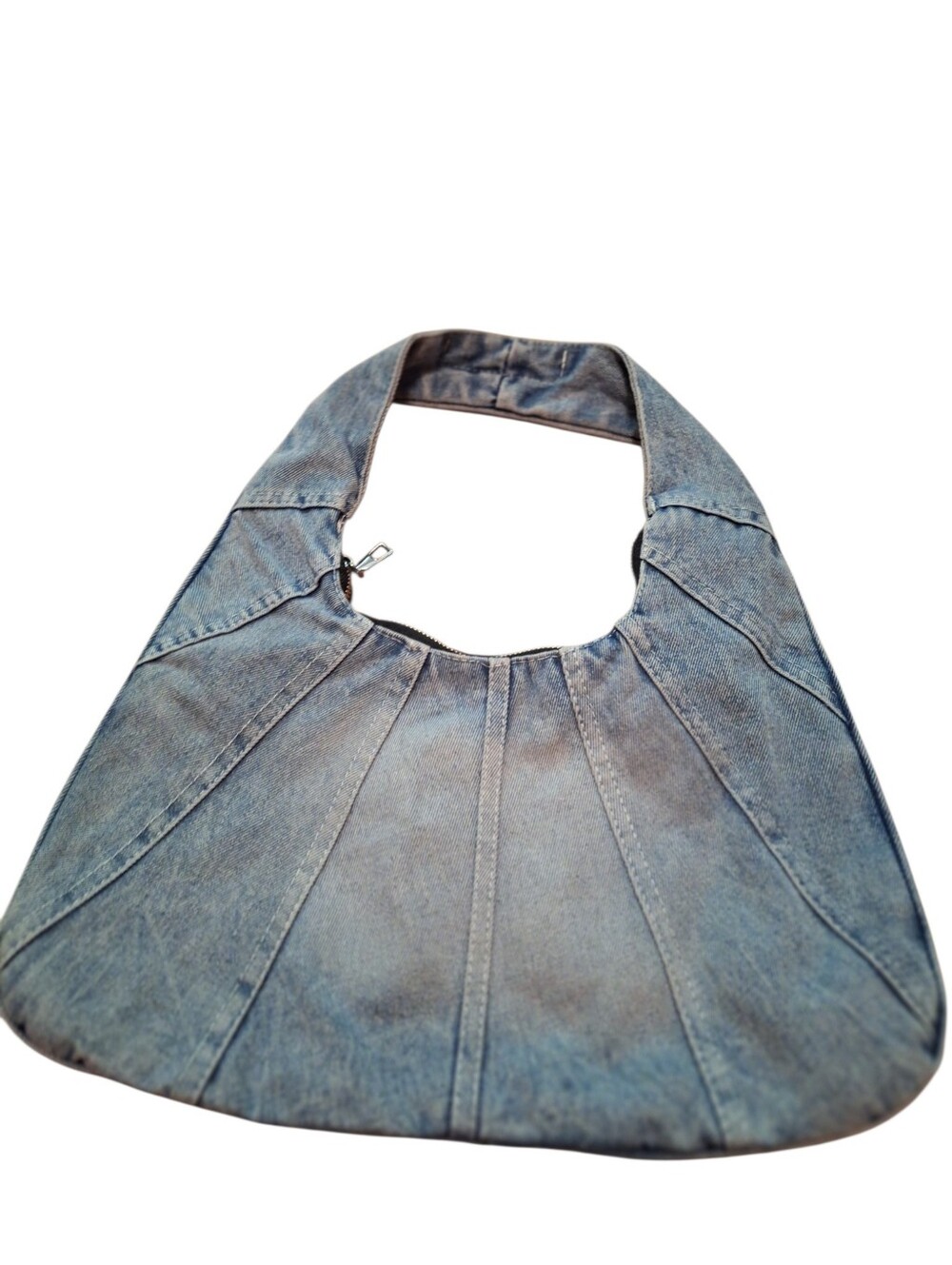 Vintage Denim Hobo Style Bag Purse Hippie Bohemian